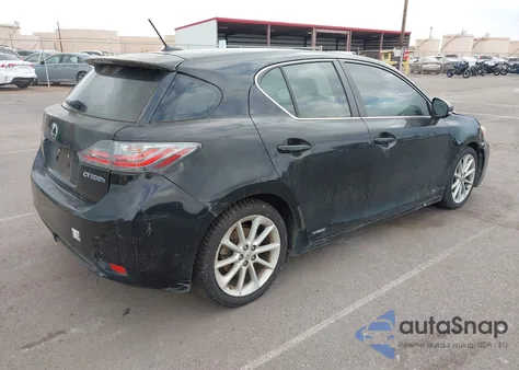 2012 Lexus Ct 200H Premium z USA, uszkodzony, nr VIN JTHKD5BH2C2070975